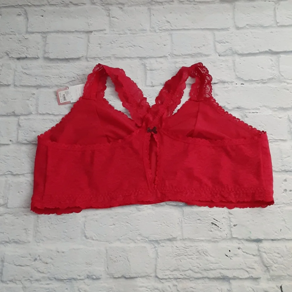 Cacique collection red lace bralette
